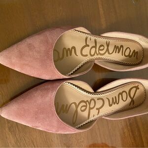 Sam Edelman Soft Pink Suede Flats